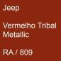 Preview: Jeep, Vermelho Tribal Metallic, RA / 809.